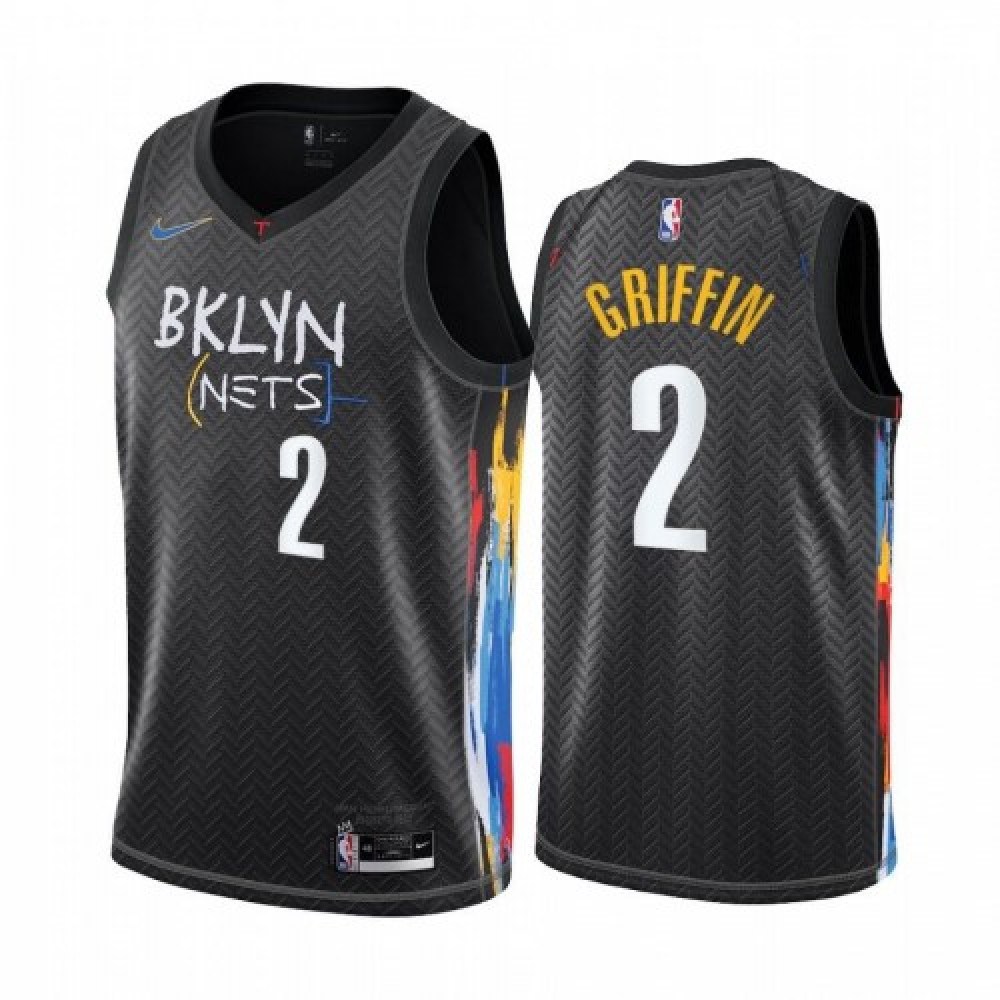 Kids' Brooklyn Nets 2020/21 Black City Swingman Jersey