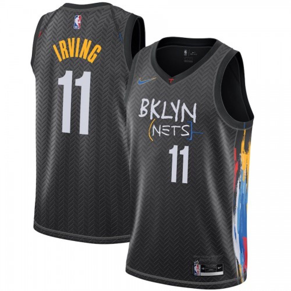 Men's Brooklyn Nets 2020/21 Black City Player Jersey