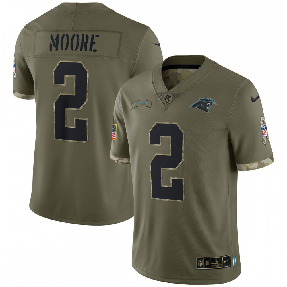 Women's Carolina Panthers 2022 Olive Salute Limited Jersey
