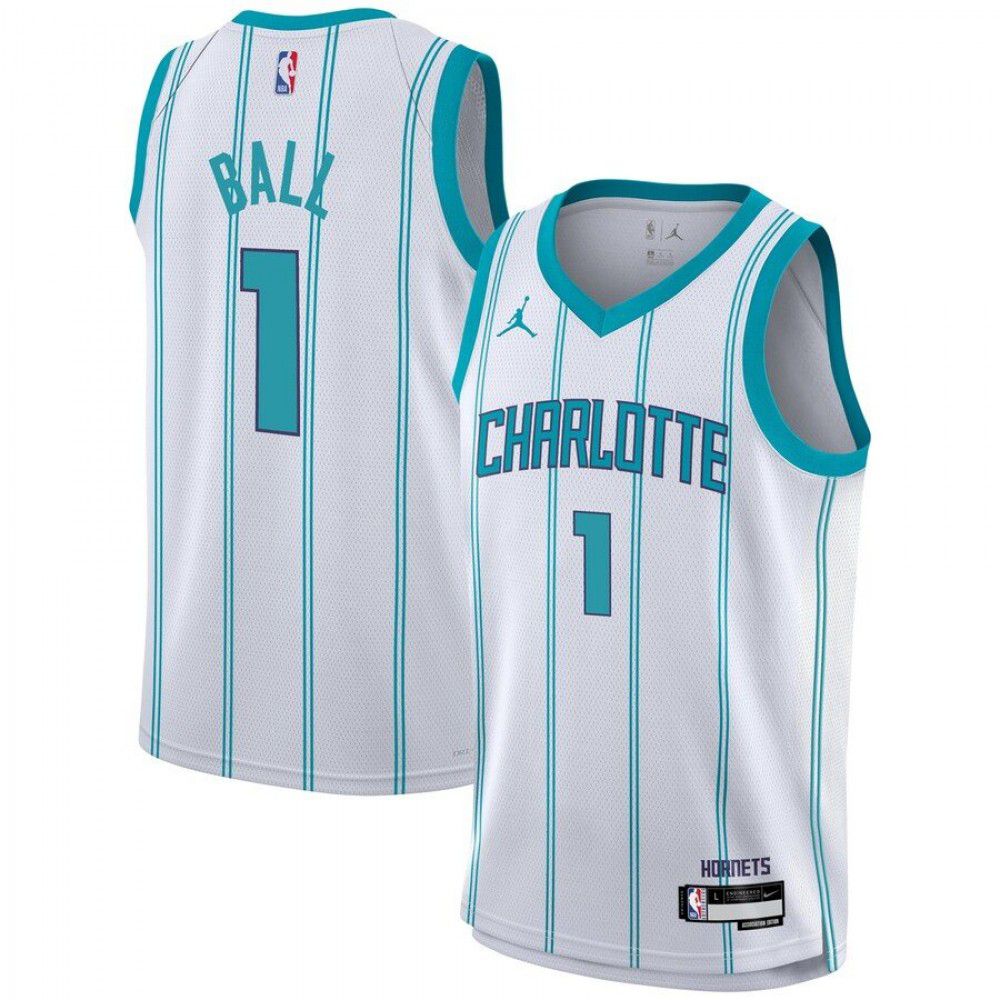 Men's Charlotte Hornets White Swingman Jersey