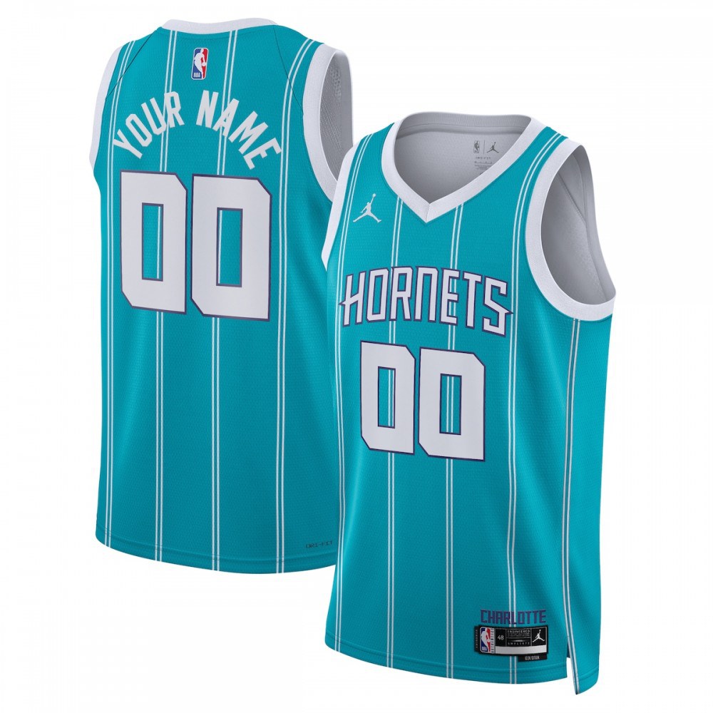 Men's Charlotte Hornets 2022/23 Teal Icon Swingman Jersey