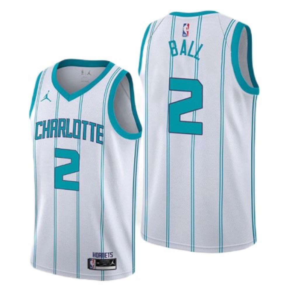 Men's Charlotte Hornets 2020/21 White Swingman Jersey