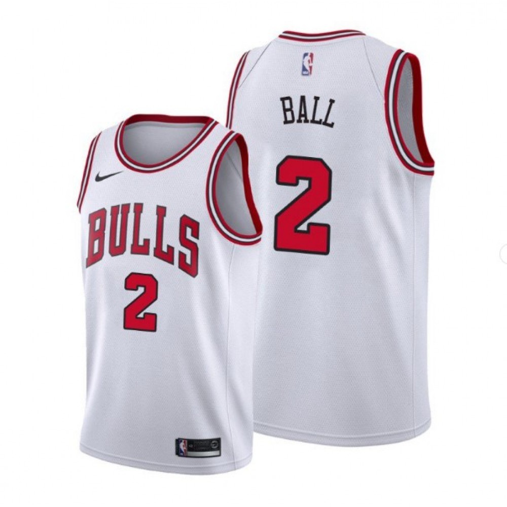 Men's Chicago Bulls White Swingman Jersey