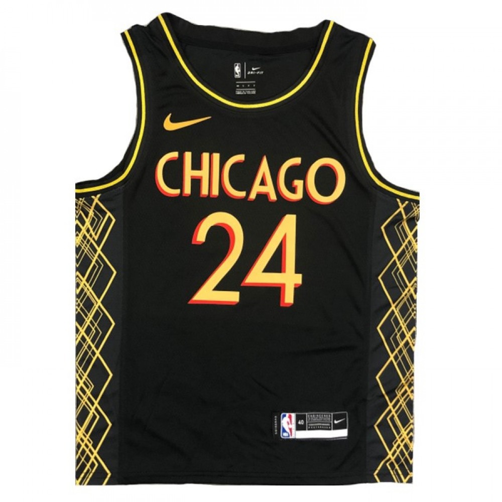 Women's Chicago Bulls 2020/21 Black City Swingman Jersey