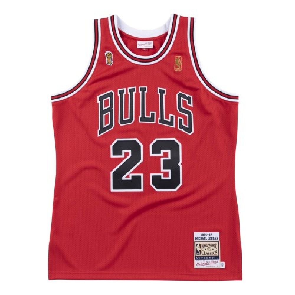 Kids' Chicago Bulls Red Throwback Player Jersey