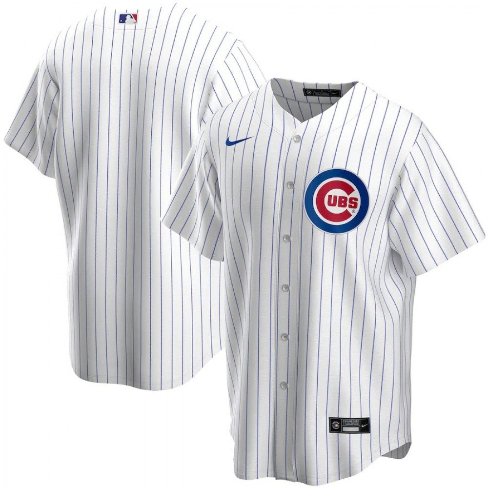 Kids' Chicago Cubs 2020 White Home Jersey