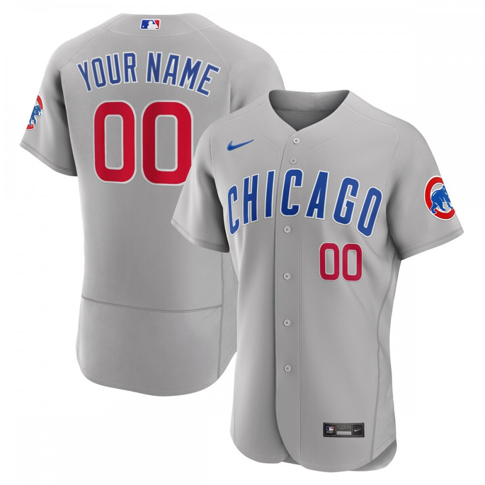 Men's Chicago Cubs Gray Jersey