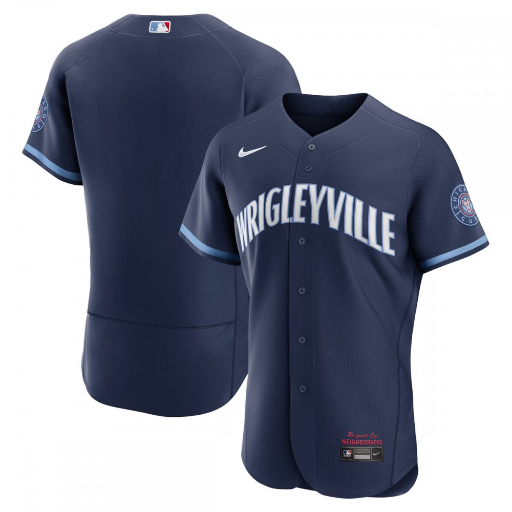 Men's Chicago Cubs Navy City Jersey