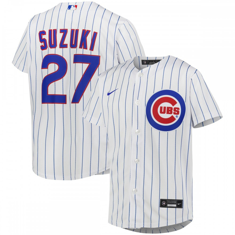 Men's Chicago Cubs White Player Jersey