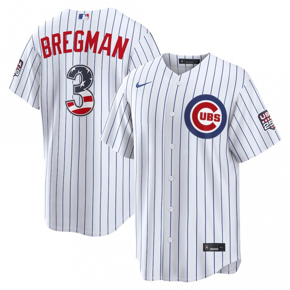 Men's Chicago Cubs White Home Jersey