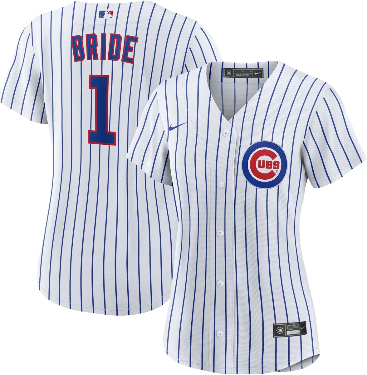 Women's Chicago Cubs White Replica Jersey