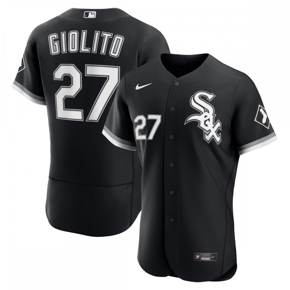 Men's Chicago White Sox Black Player Jersey