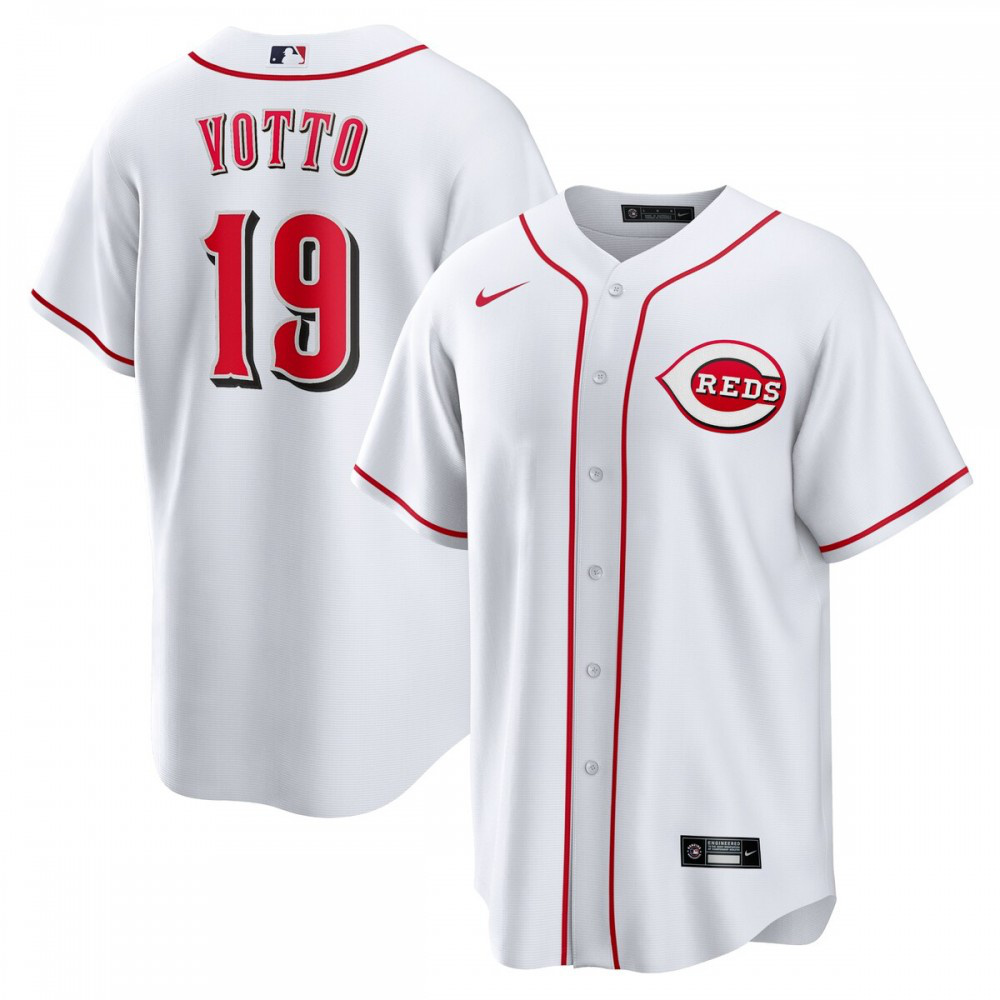 Women's Cincinnati Reds White Player Jersey