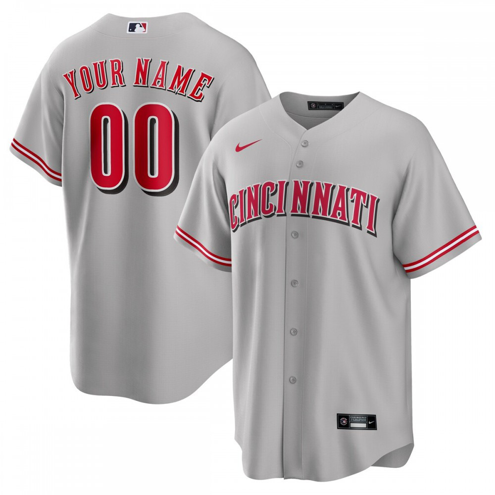 Men's Cincinnati Reds Gray Replica Jersey