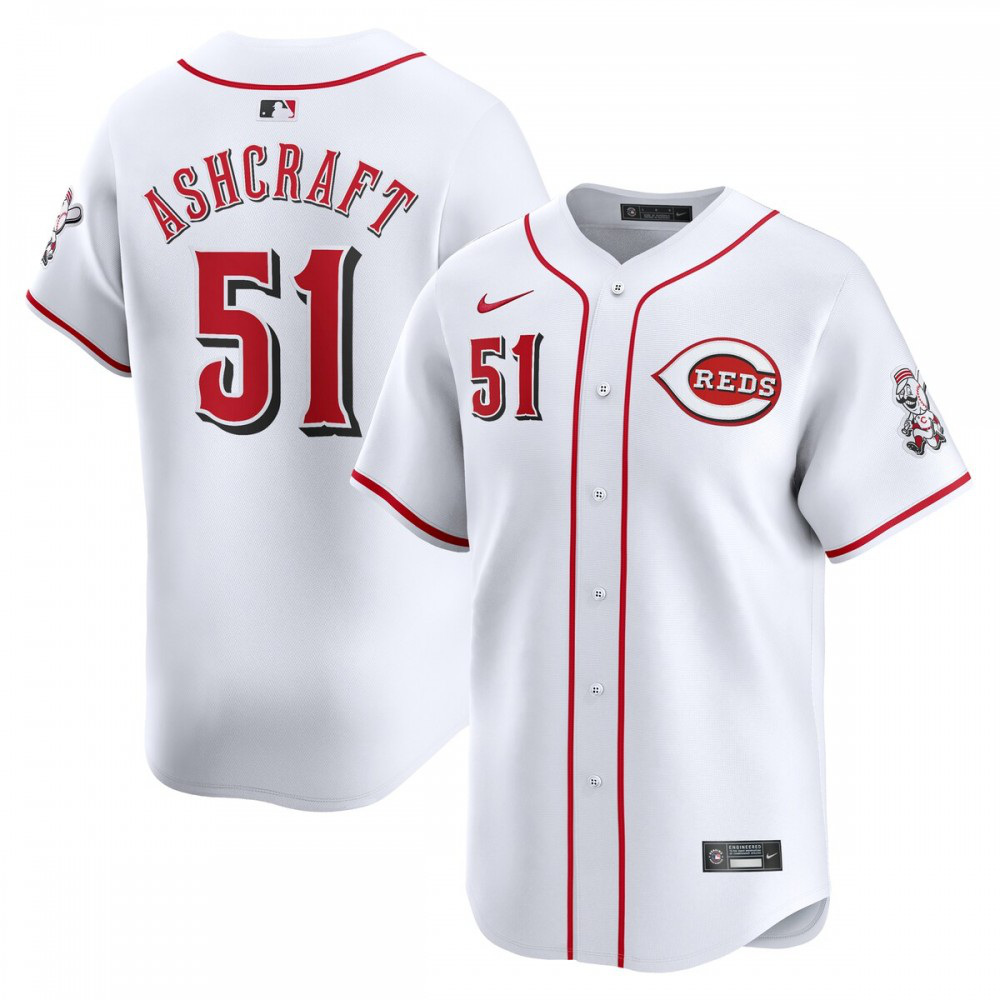 Men's Cincinnati Reds White Limited Jersey