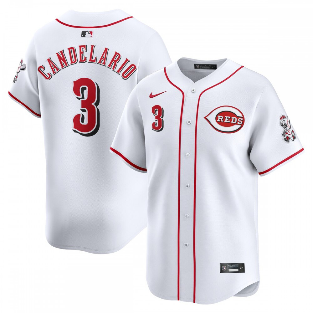 Men's Cincinnati Reds White Limited Jersey
