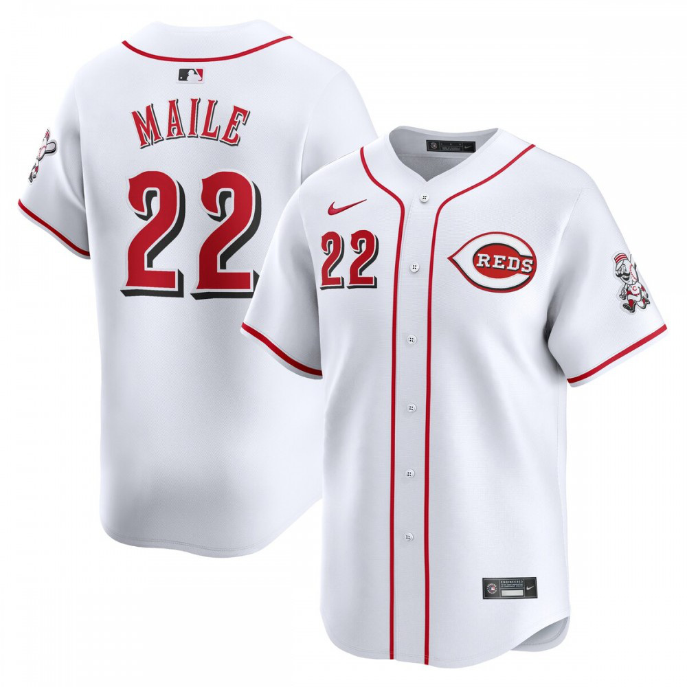 Men's Cincinnati Reds White Limited Jersey