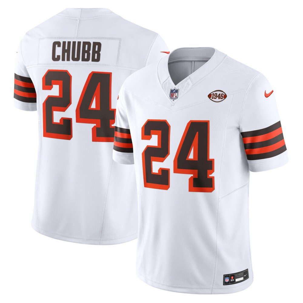Kids' Cleveland Browns White Limited Jersey