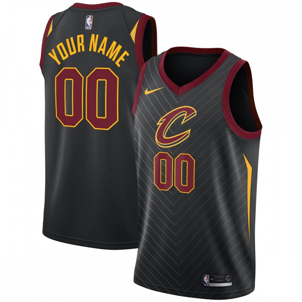 Women's Cleveland Cavaliers Black Statement Swingman Jersey