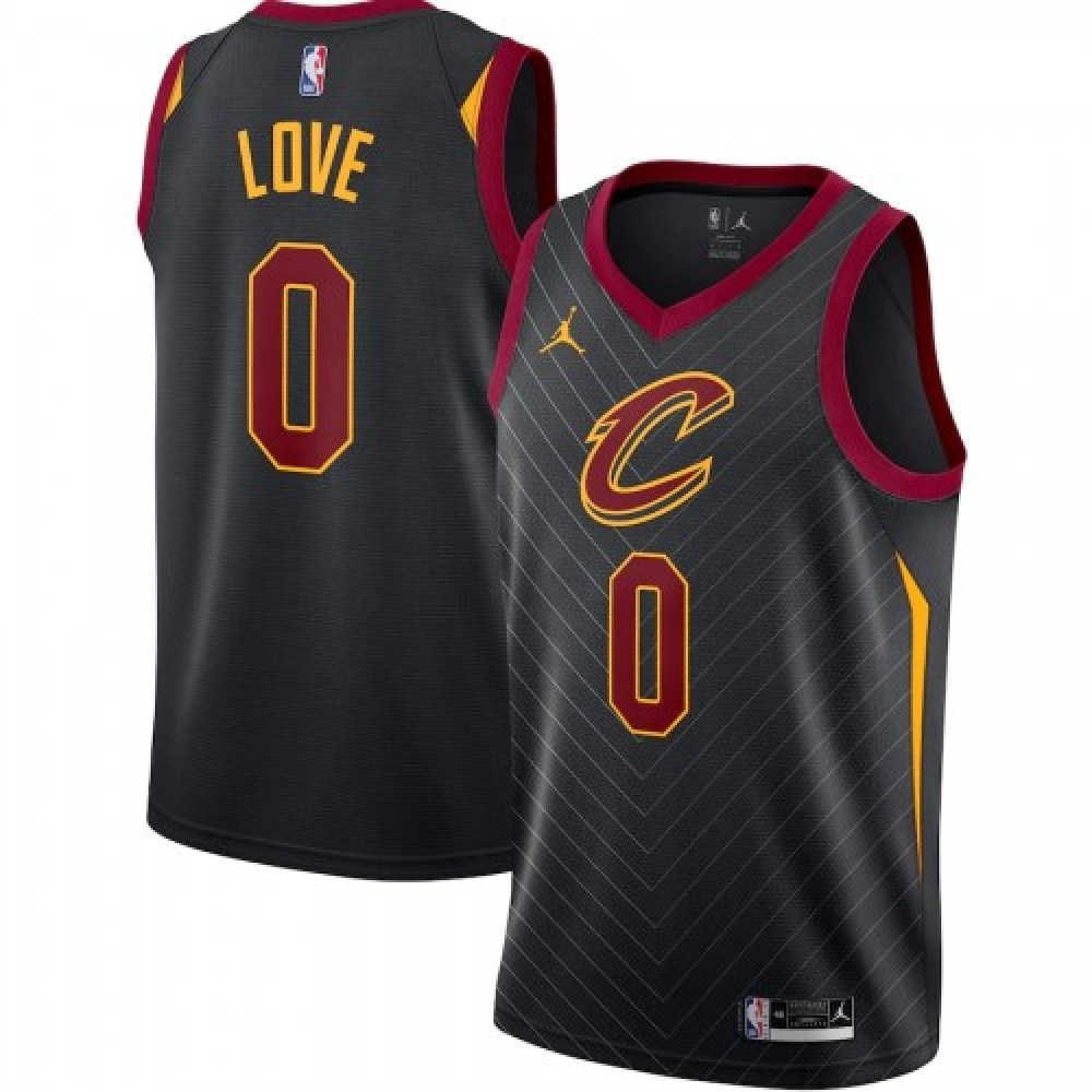 Kids' Cleveland Cavaliers 2020/21 Black Statement Swingman Jersey