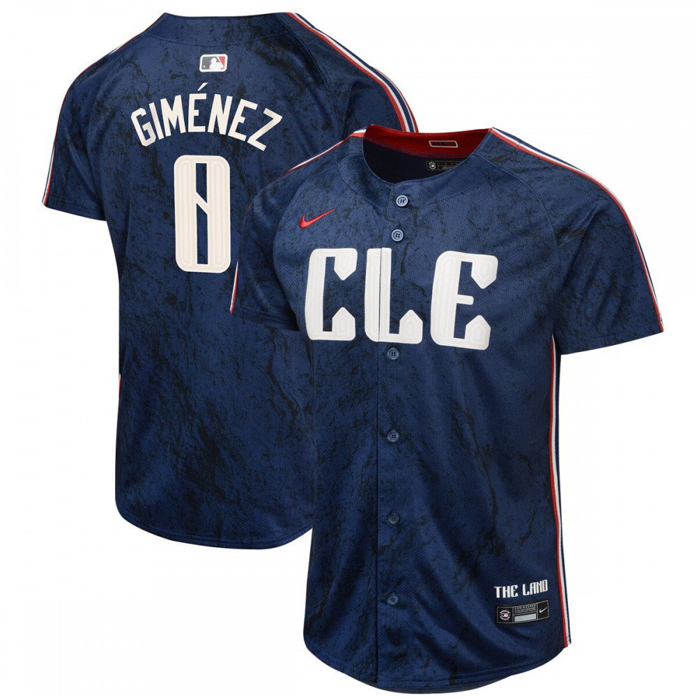 Men's Cleveland Guardians 2024 Navy City Limited Jersey