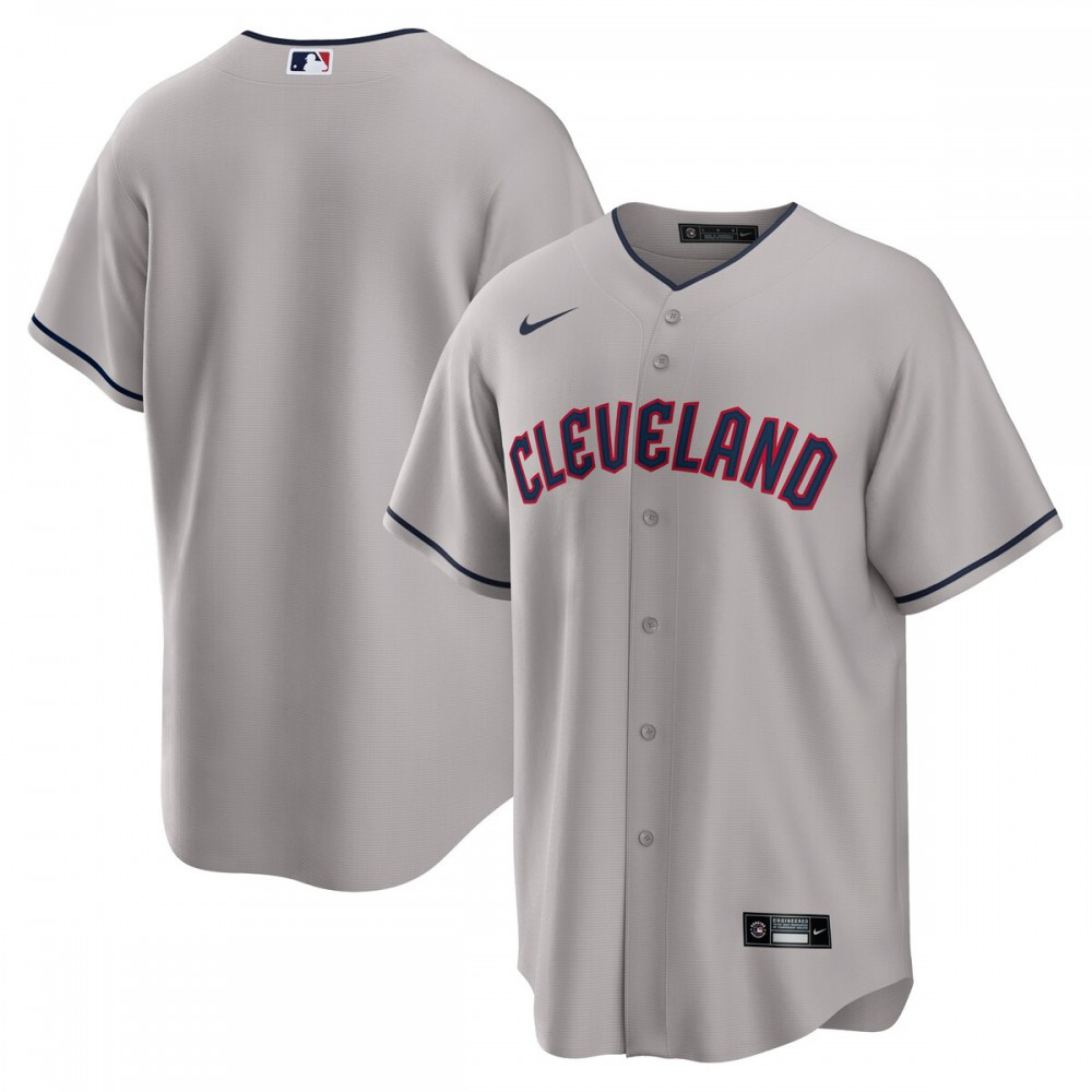 Men's Cleveland Guardians Gray Replica Jersey