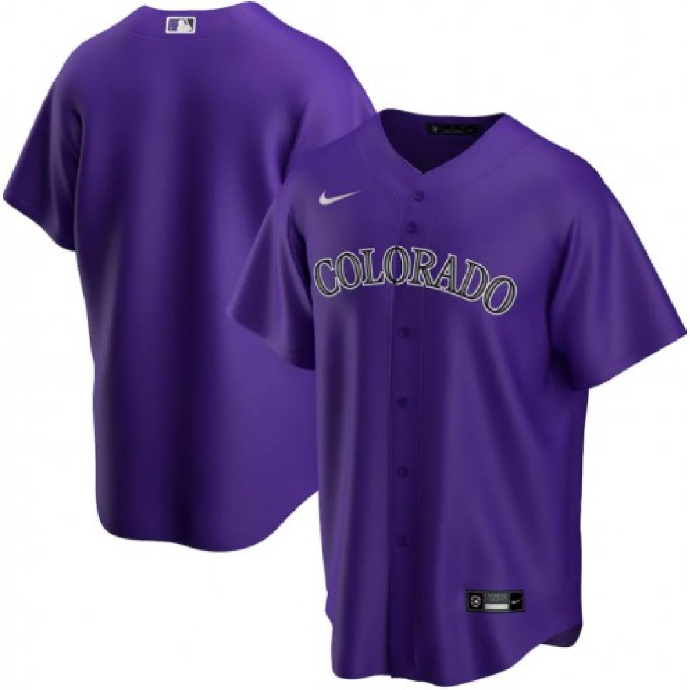 Kids' Colorado Rockies 2020 Purple Alternate Jersey