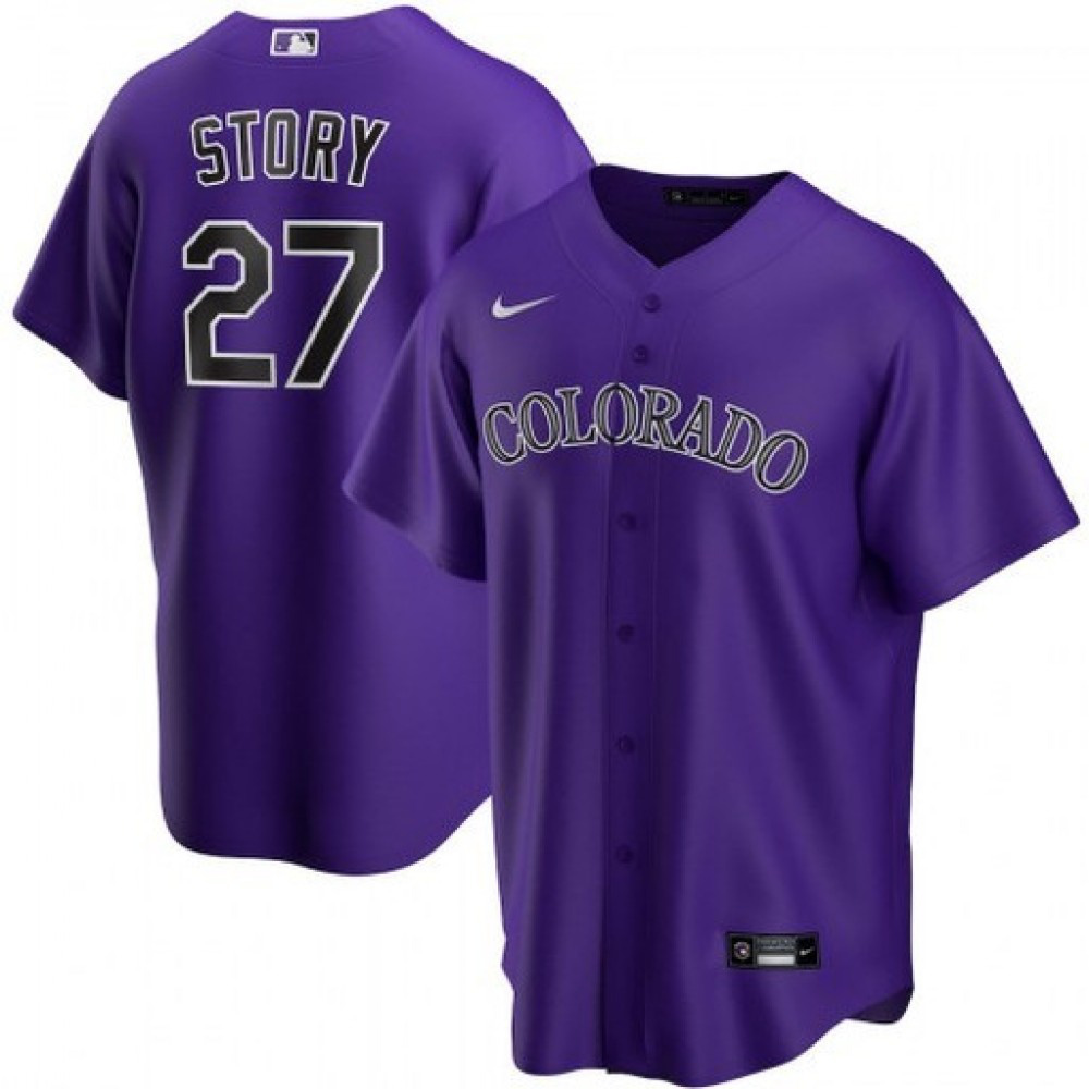 Kids' Colorado Rockies 2020 Purple Alternate Jersey