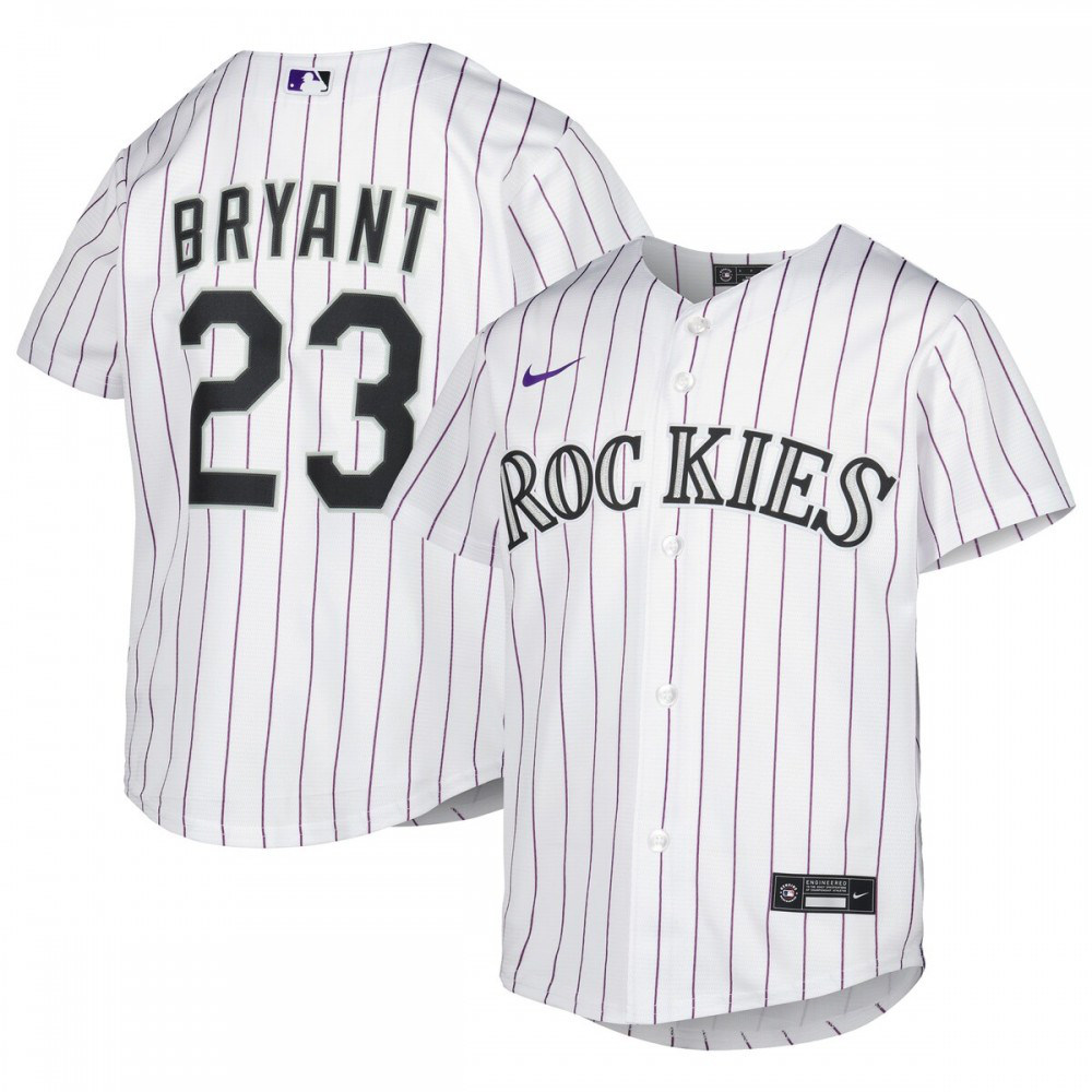 Women's Colorado Rockies White Player Jersey