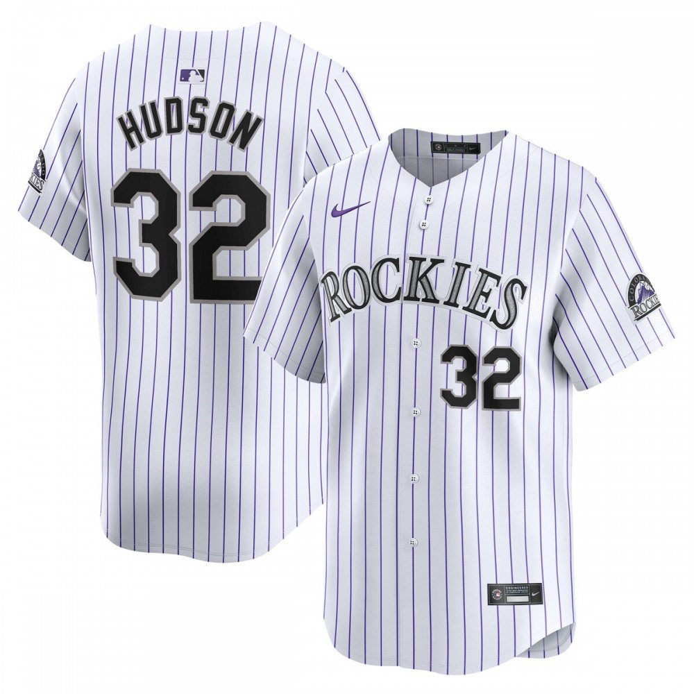 Men's Colorado Rockies White Limited Jersey
