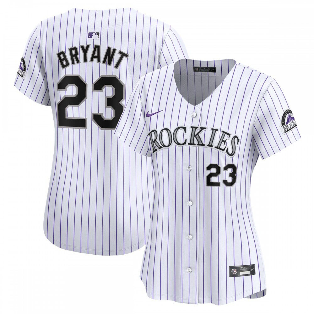 Kids' Colorado Rockies White Limited Jersey