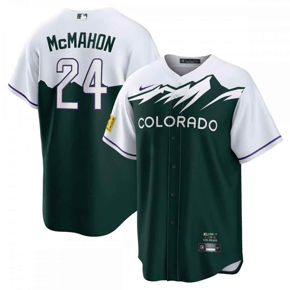 Kids' Colorado Rockies White City Player Jersey