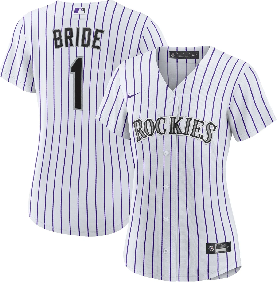 Kids' Colorado Rockies White Replica Jersey