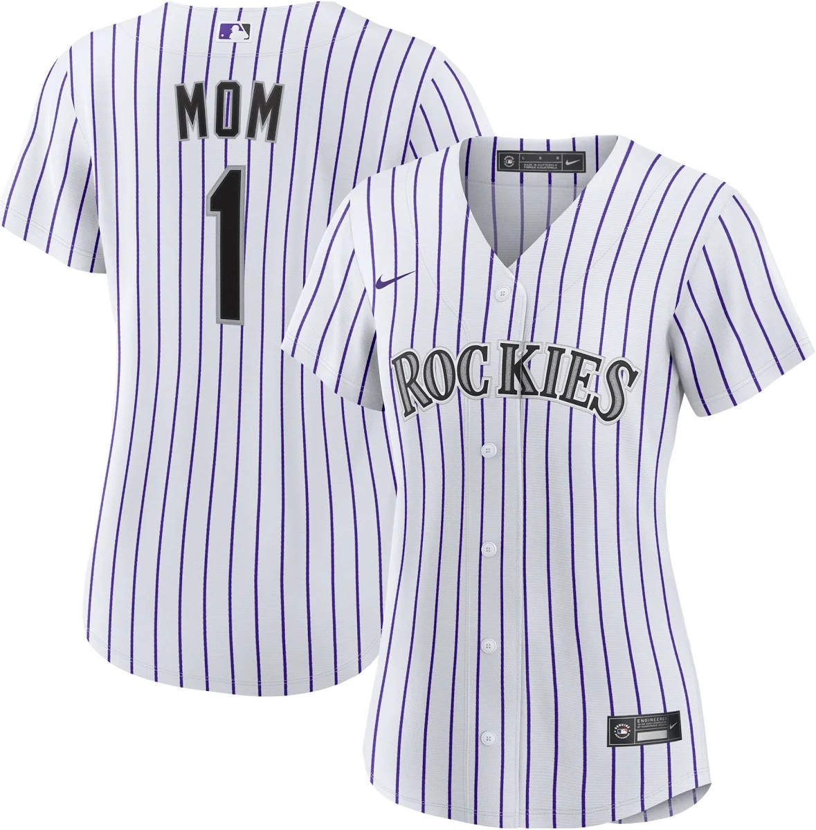 Kids' Colorado Rockies White Replica Jersey