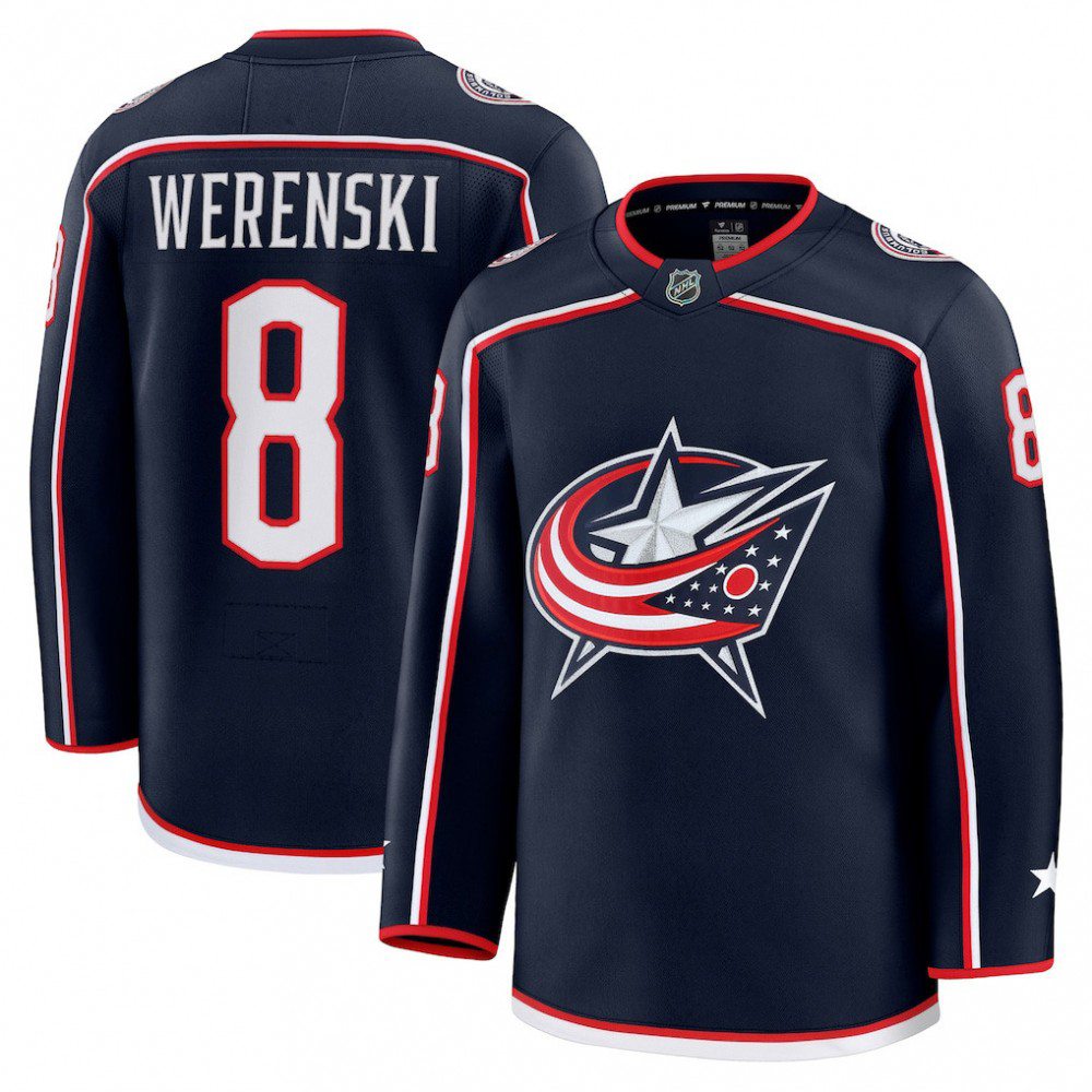 Men's Columbus Blue Navy Home Jersey