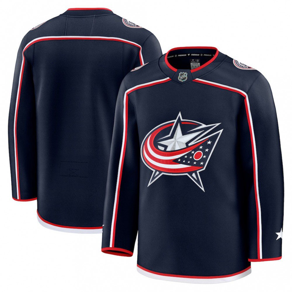 Men's Columbus Blue Navy Home Jersey