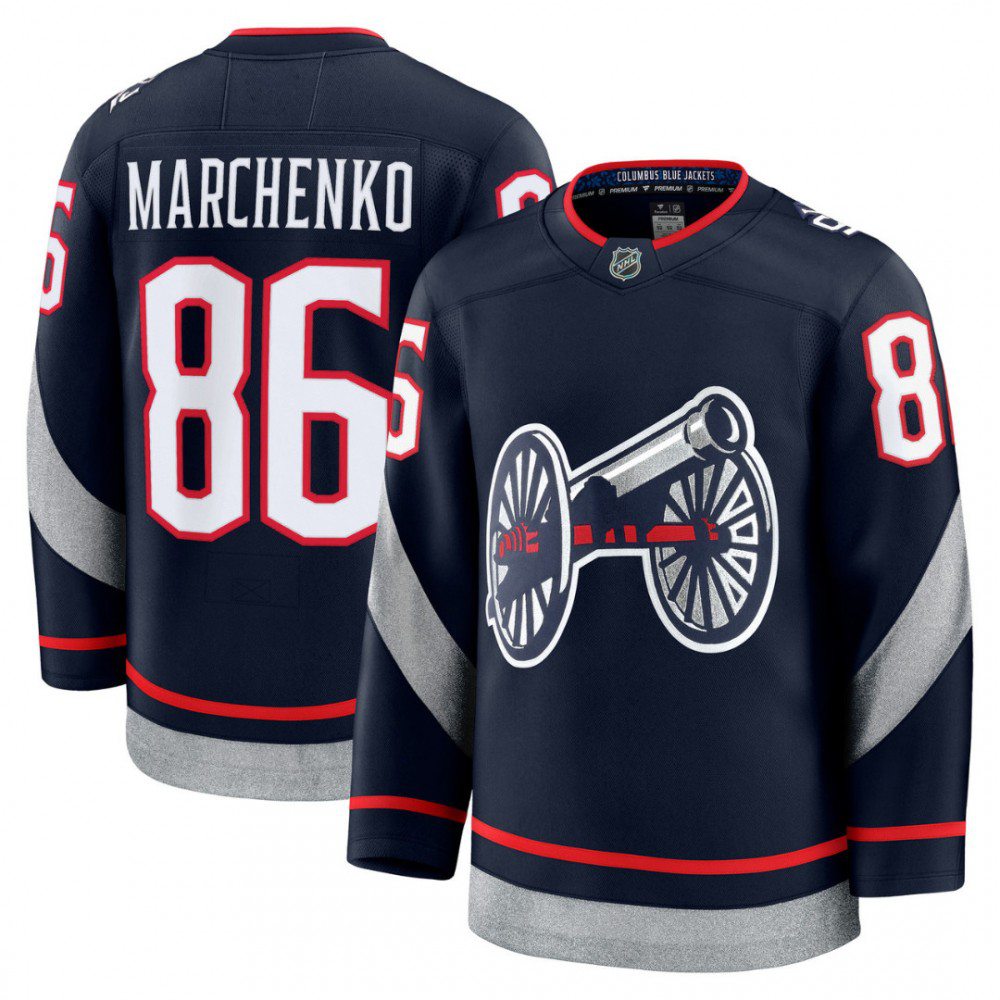 Men's Columbus Blue 2025 Navy Jersey