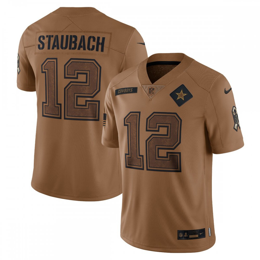 Women's Dallas Cowboys 2023 Brown Salute Limited Jersey