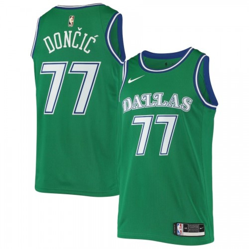 Men's Dallas Mavericks 2020/21 Green Classic Jersey