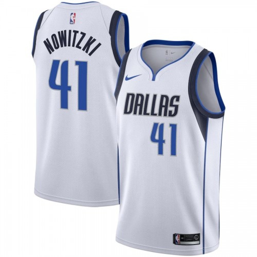 Kids' Dallas Mavericks White Swingman Jersey