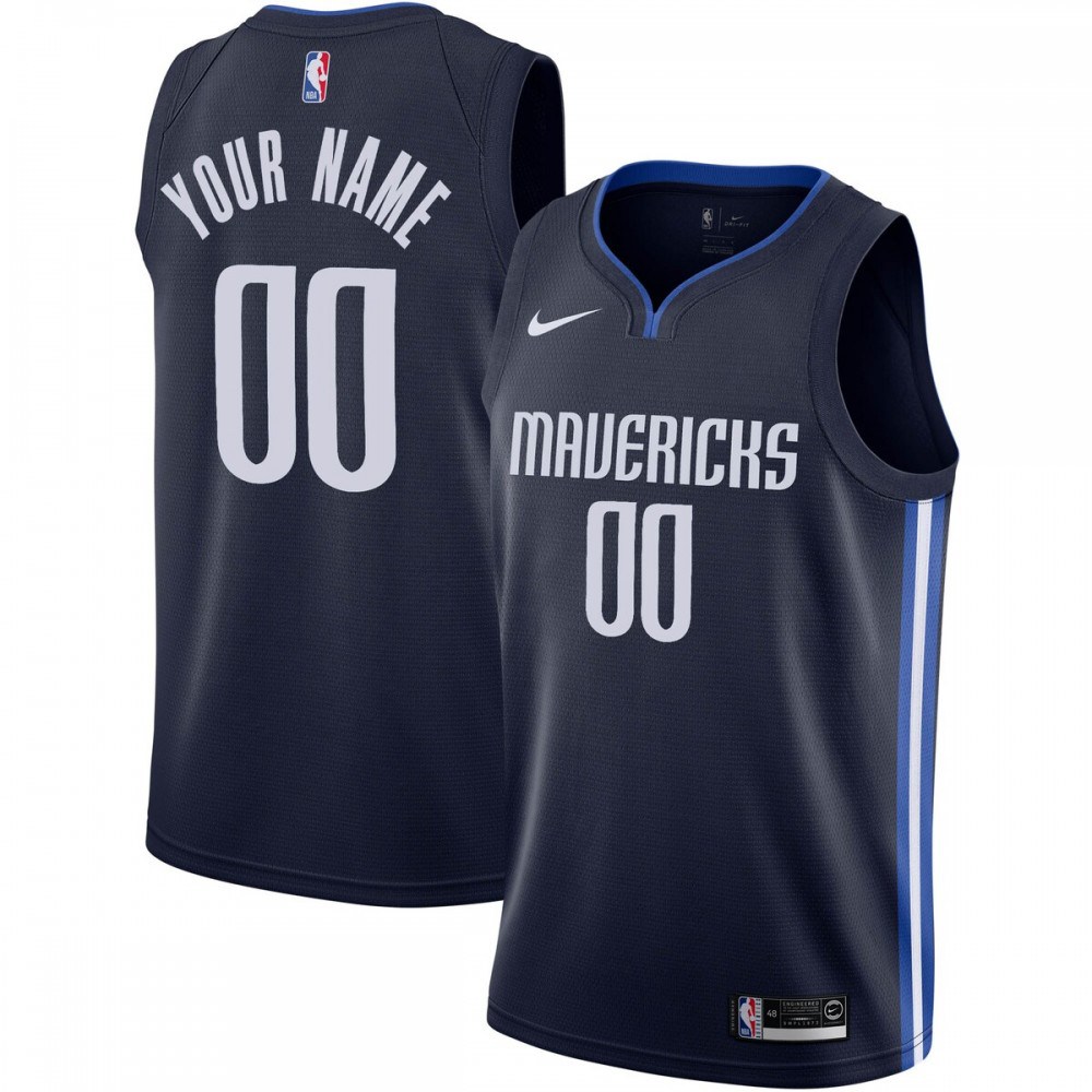 Kids' Dallas Mavericks 2019/20 Navy Statement Swingman Jersey