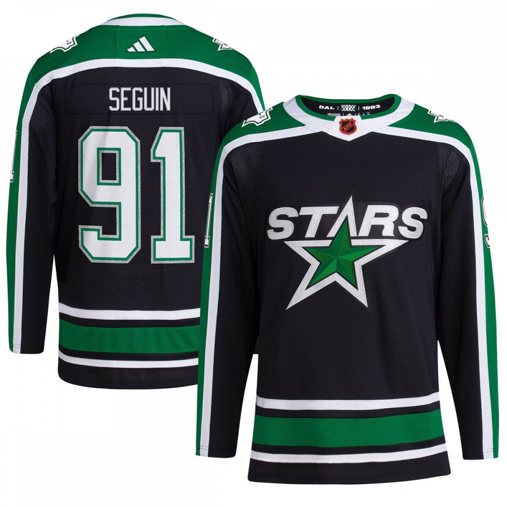 Kids' Dallas Stars Black Retro Player Jersey