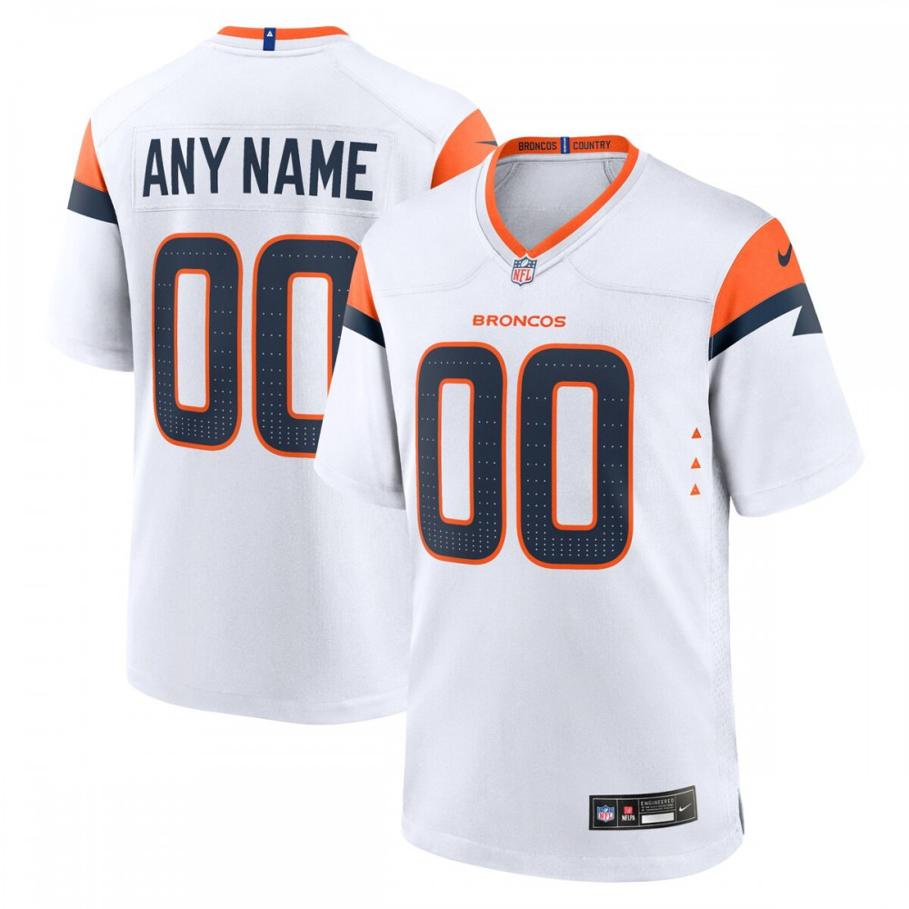 Kids' Denver Broncos White Game Jersey