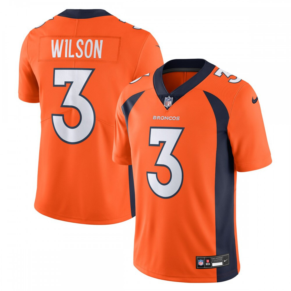 Men's Denver Broncos Orange Limited Jersey