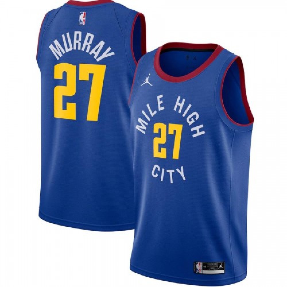 Women's Denver Nuggets 2020/21 Blue Statement Swingman Jersey