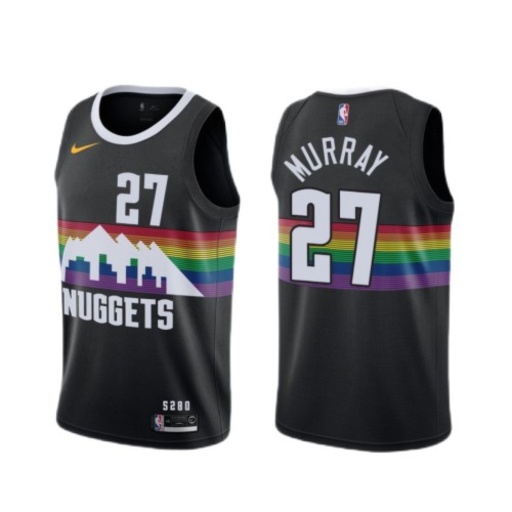 Women's Denver Nuggets Black City Player Jersey