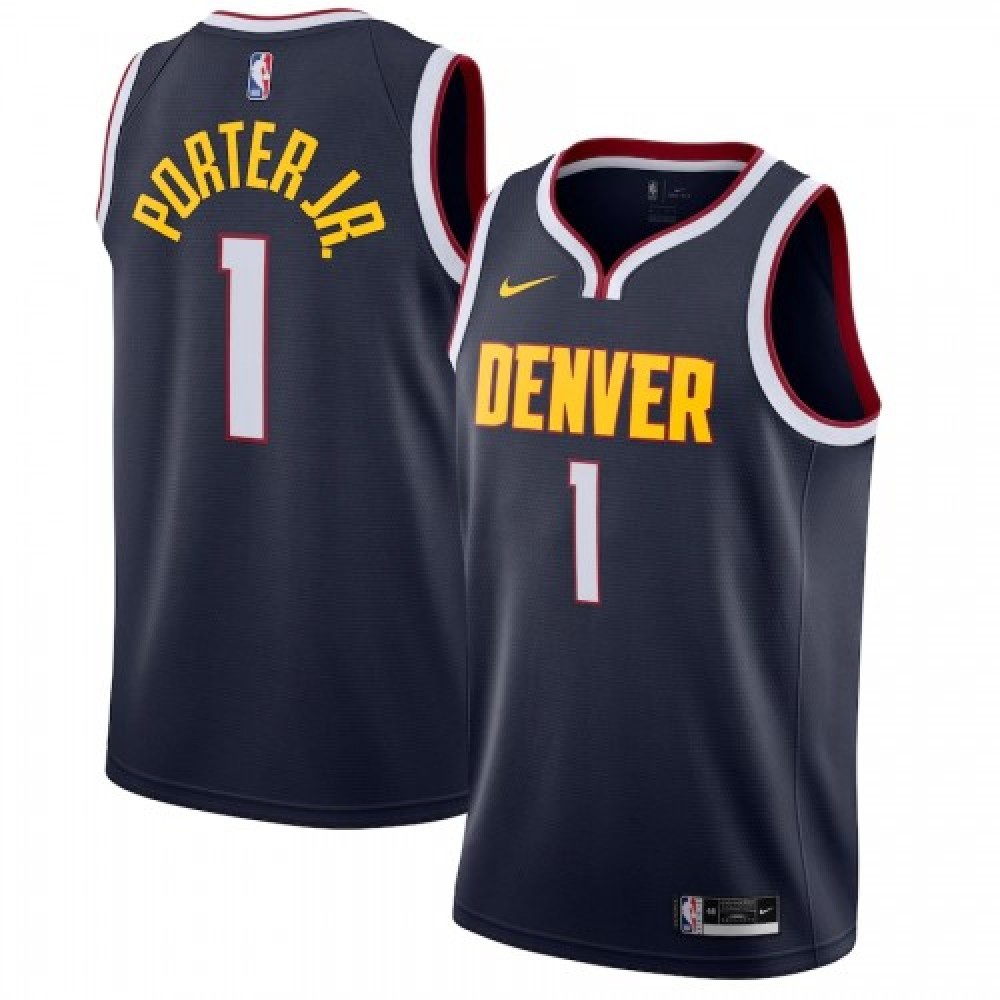 Women's Denver Nuggets 2020/21 Navy Icon Swingman Jersey