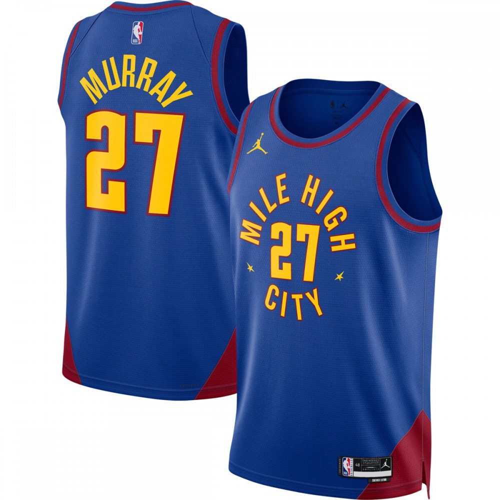 Kids' Denver Nuggets 2022/23 Blue Statement Swingman Jersey