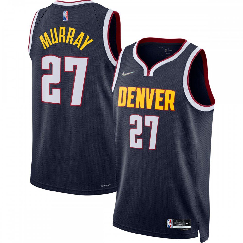 Men's Denver Nuggets 2021/22 Navy Icon Swingman Jersey