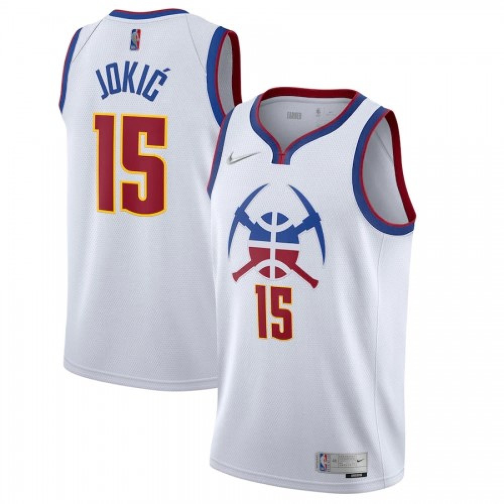 Women's Denver Nuggets 2020/21 White Player Jersey